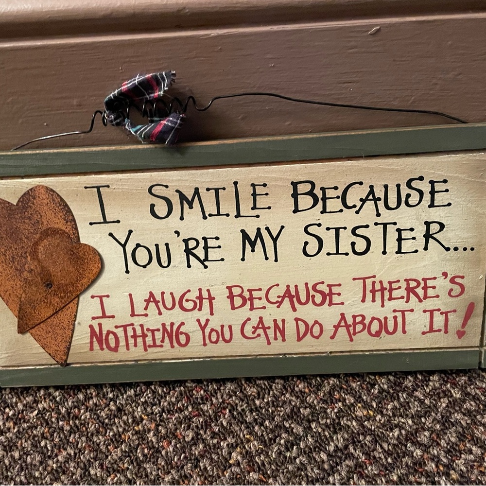 Wall Art Decor Hanging Sign